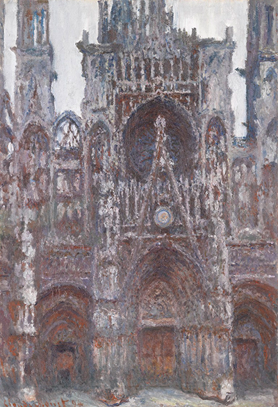 Rouen Cathedral, the West Portal, Dull Weather Claude Monet